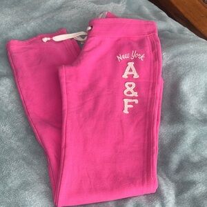 Abercrombie & Fitch  Bright Pink Joggers